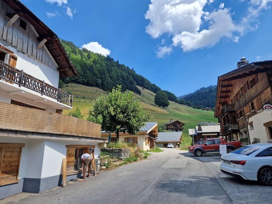 Appartement La Duchère Le Plan-la Giettaz massif des Aravis Esterno foto