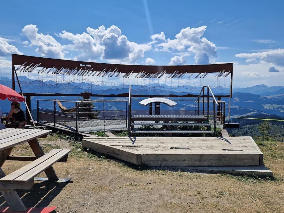 Appartement La Duchère Le Plan-la Giettaz massif des Aravis Esterno foto