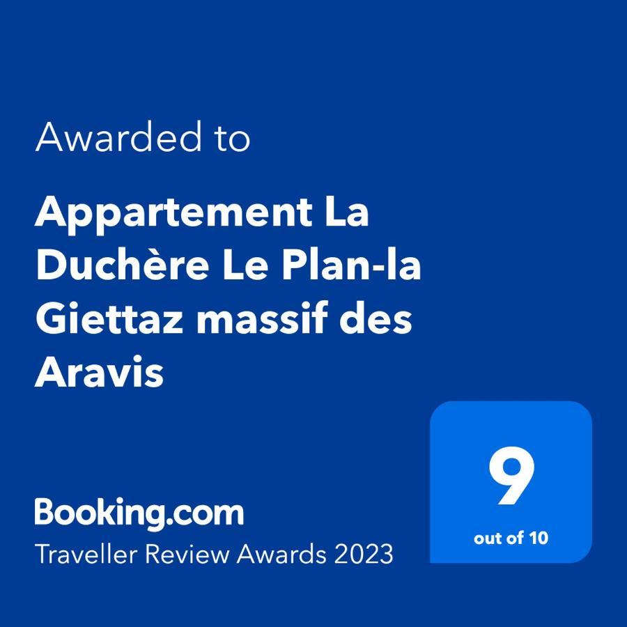 Appartement La Duchère Le Plan-la Giettaz massif des Aravis Esterno foto