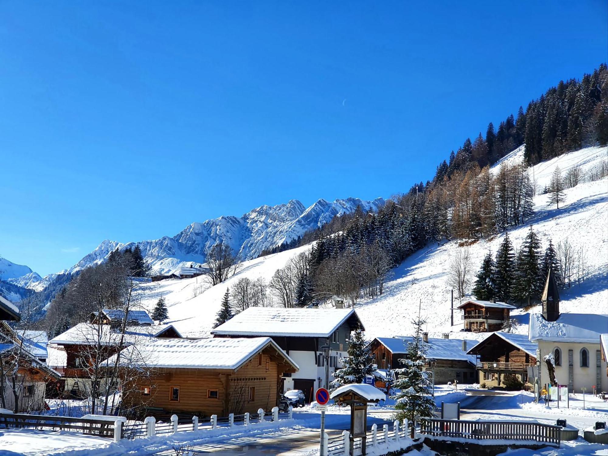Appartement La Duchère Le Plan-la Giettaz massif des Aravis Esterno foto