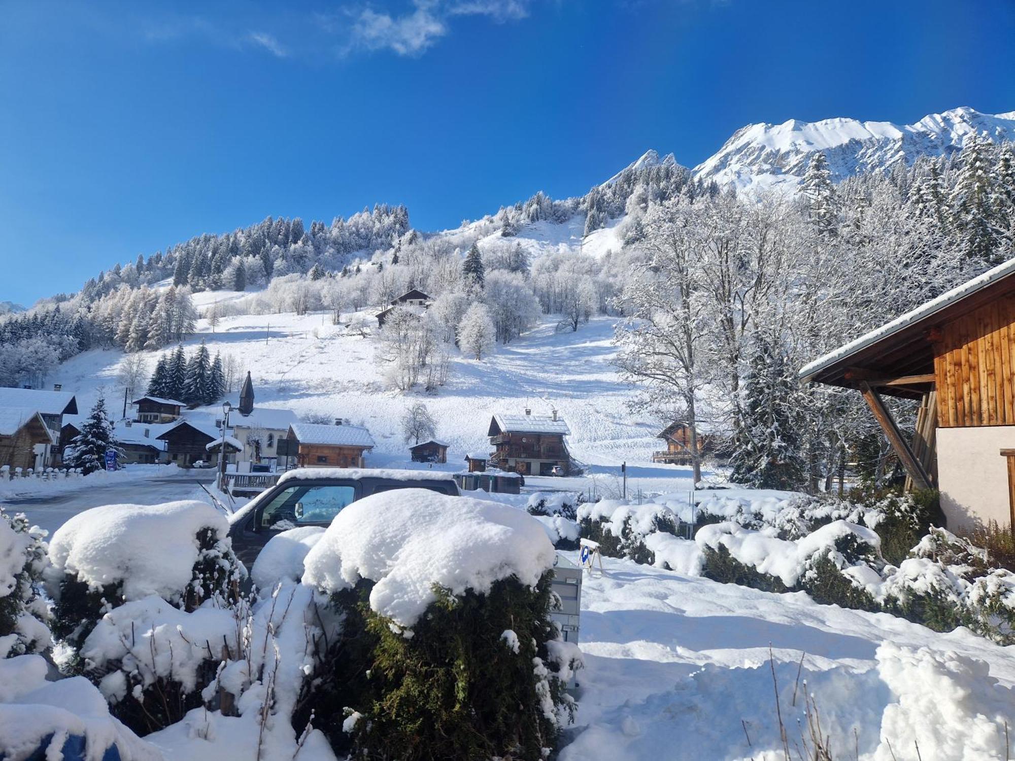 Appartement La Duchère Le Plan-la Giettaz massif des Aravis Esterno foto