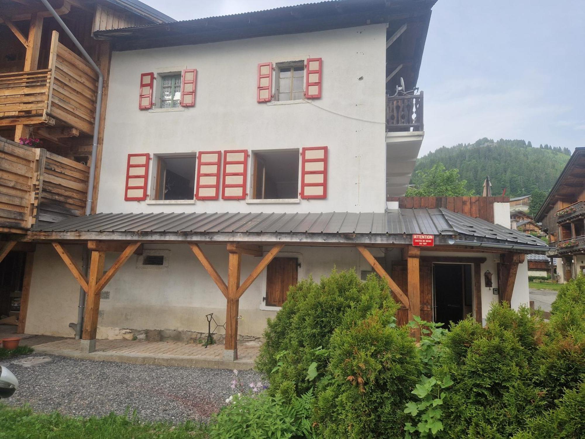 Appartement La Duchère Le Plan-la Giettaz massif des Aravis Esterno foto